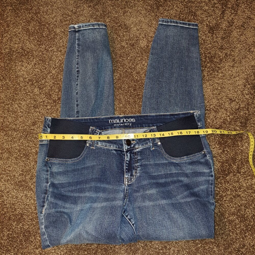 Maurices Maternity Jeans with Everflex Side Panel. - Picture 5 of 9
